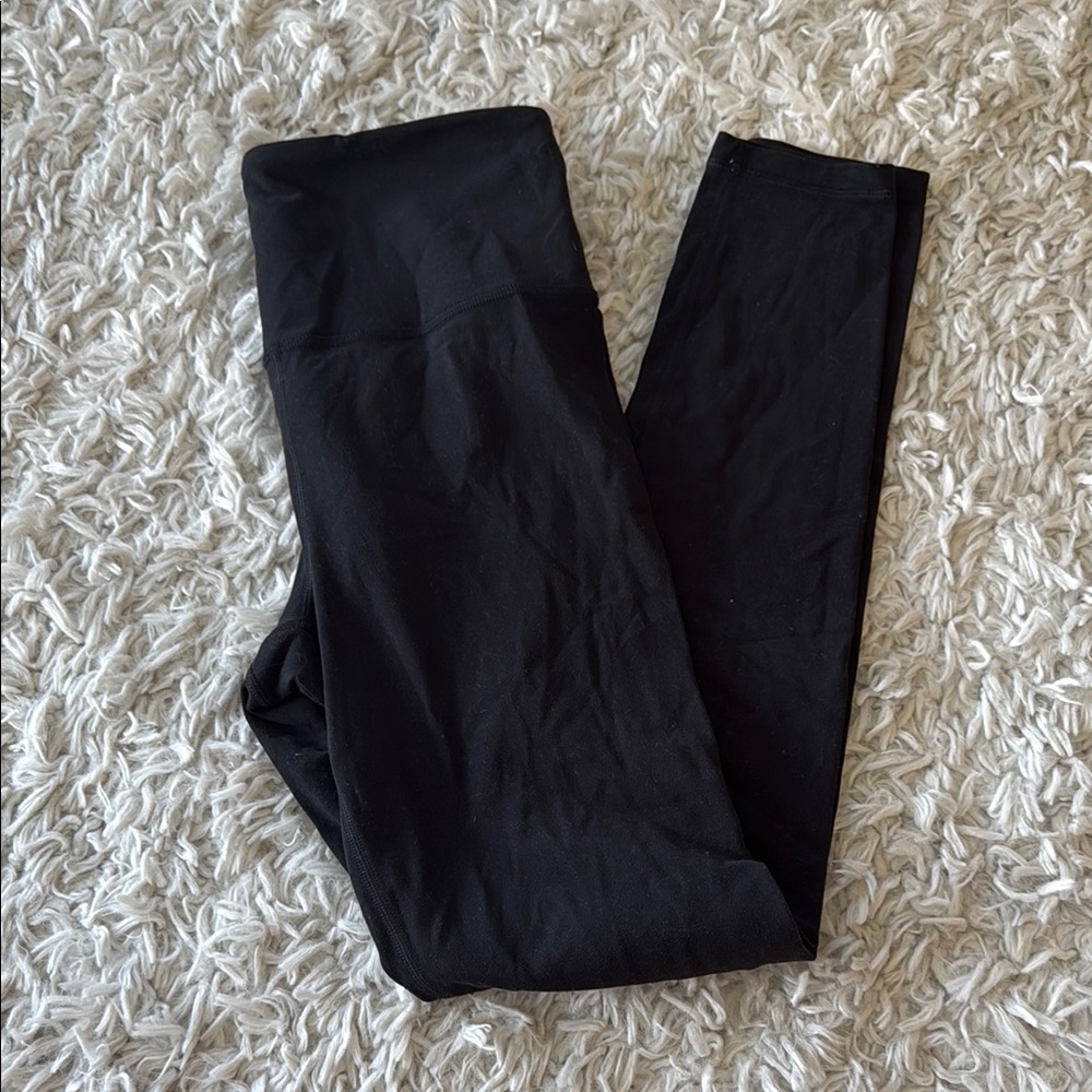 Athleta Black Ultra High Rise Elation Tights Leggings